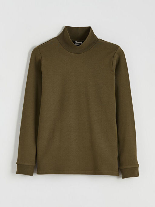 Yar?m Bal?k?? Yaka Basic Erkek ?ocuk Ti??rt