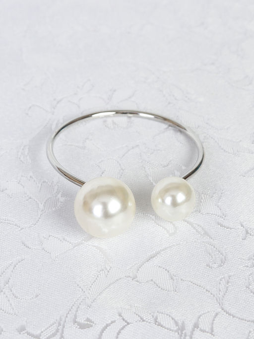 Кольца для салфеток 6 штук Бусины Серебро / JG03-3 /уп 200/ - Галеонтрейд фото 9