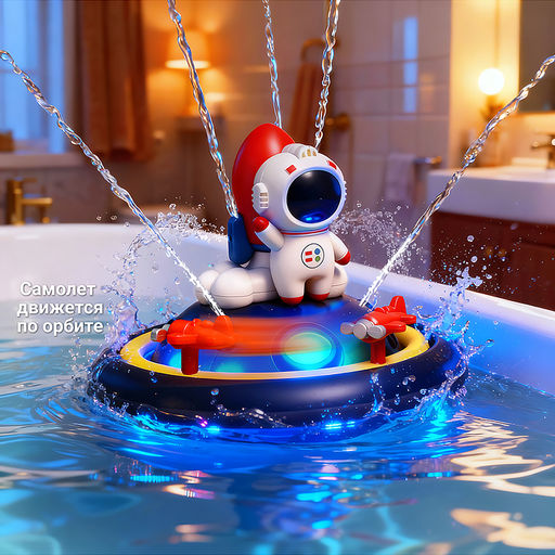 Игрушка для купания "Аква астронавт" в коробке