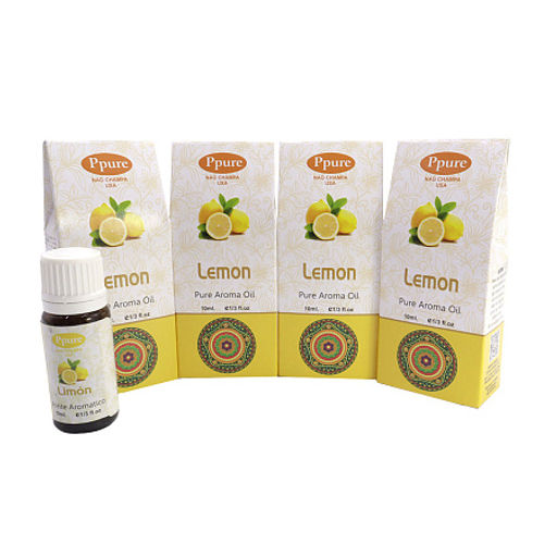 Масло Ppure LEMON 10мл 1 шт Лимон ароматическое масло для аромаламп