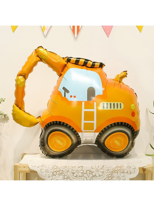 Цена за 2 шт. Воздушный шар фольгированный 33" «Экскаватор»