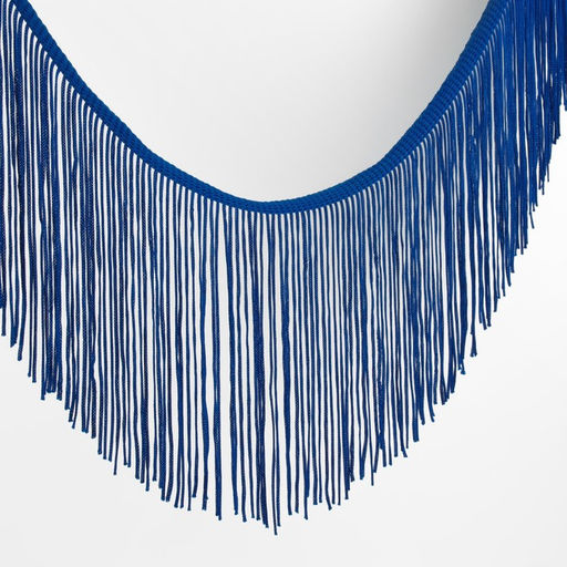 Тесьма декоративная «Бахрома», 15 см, 5±0.5 м, синяя