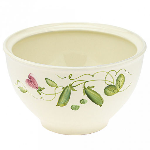 Салатник керамический Подарочный 2,25л, д21,5см, h18,5см, Горошек, с крышкой (Россия) - Домашняя мода фото 3