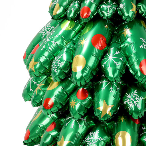 Воздушный шар фольгированный 52" «Большая объемная новогодняя ёлка»