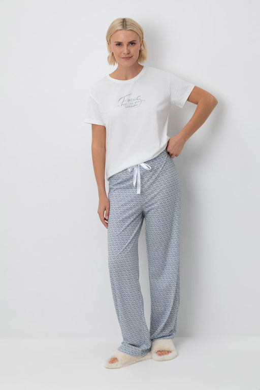 Е 20148/сахар,восточный орнамент пижама жен