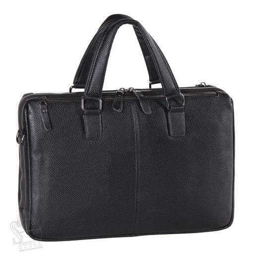 Портфель мужской 8256-8S black S-Style в Новосибирске