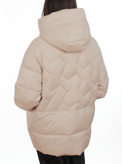 2309 BEIGE Куртка зимняя женская (200 гр. холлофайбер)