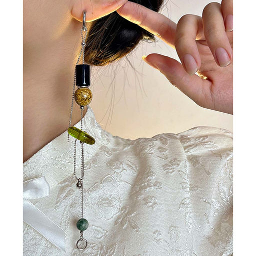 Серьги длинные на гвоздиках арт. 13 3862 (id 277288) - Rada фото 2