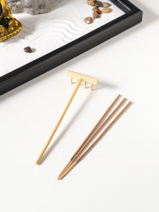 Сад Дзен "Будда у раскидистого дерева" песок+камни+аромапалочки 29,7х19,8х18 см