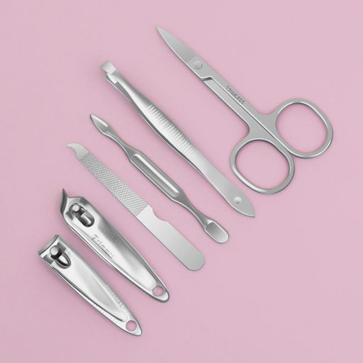 Набор маникюрный Париж, 6 предметов, в футляре, рисунок МИКС - Queen fair фото 4