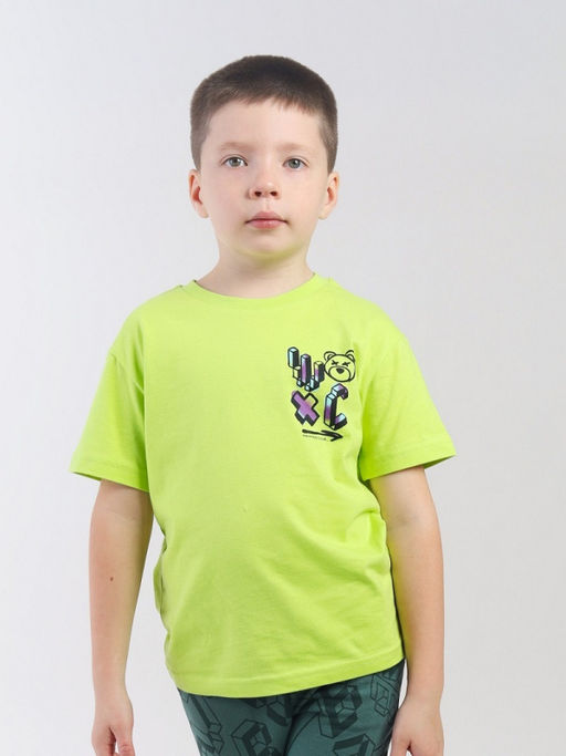 CRB wear / CWKB 63974-36-425 Футболка для мальчика,лайм  фото 2