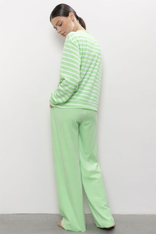 Брюки палаццо из махры - Almando melado фото 5