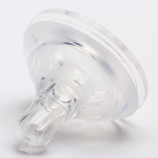 Соска для бутылочки, +6мес(Х)., быстрый поток, широкое горло 50мм. - Крошка я фото 2