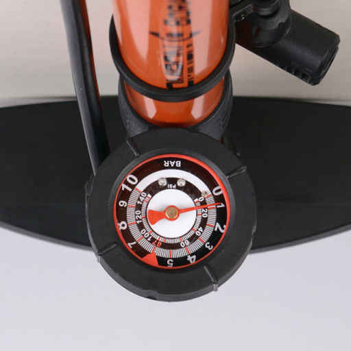 Насос напольный с регулируемым манометром COMIRON BORA, стальной корпус, 650*38мм, 737 см3, 8 бар, 120 psi., стальной шток 12мм, 848 гр. /уп 10/ - Галеонтрейд фото 6