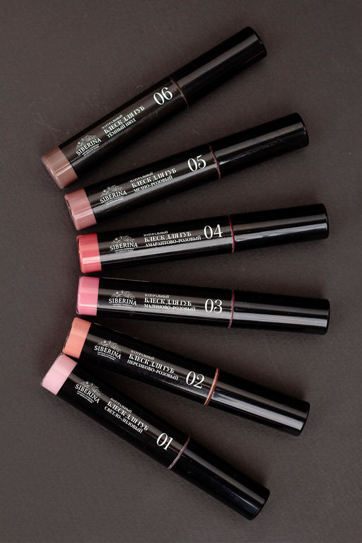 Блеск для губ 05 Медно-розовый SIBERINA