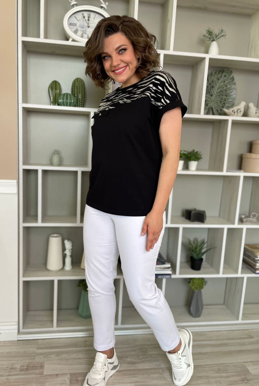 Футболка Rumoda 2135 черный/короткий рукав  фото 2