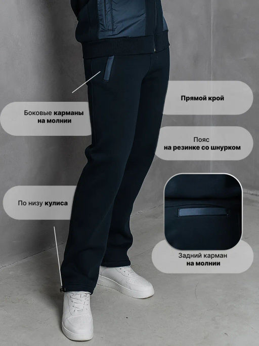 Спортивный костюм утепленный С НАЧЕСОМ «барашек» - Relay фото 24