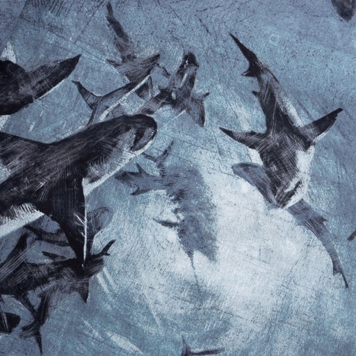 Постельное белье Этель 2 сп Shark 175*215 см, 200*220 см, 70*70 см -2 шт, бязь  фото 2