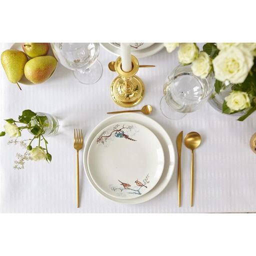 Скатерть Этель Shine 150х110 +/-3см, цвет белый, 192 г/м2, хлопок с ВГМО  фото 7