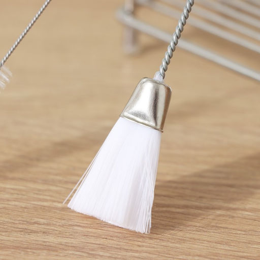 Ёршики для посуды Доляна, 2 шт.: 14.5×2.5 см, 17×0.5 см, белые