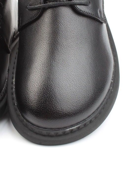 03-DCO127-1 BLACK Полуботинки женские (натуральная кожа)