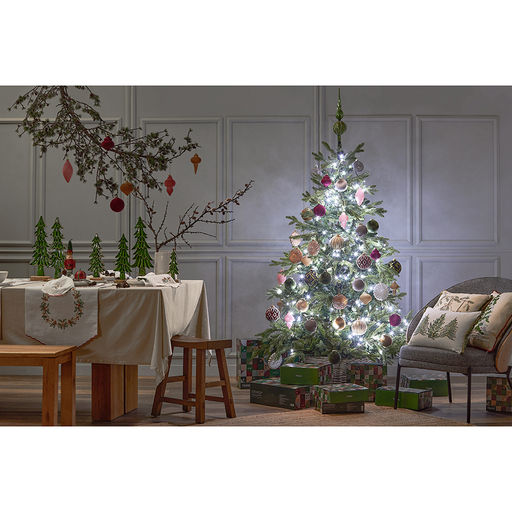 Набор из двух салфеток под приборы festive wreath из коллекции new year essential, D38 см