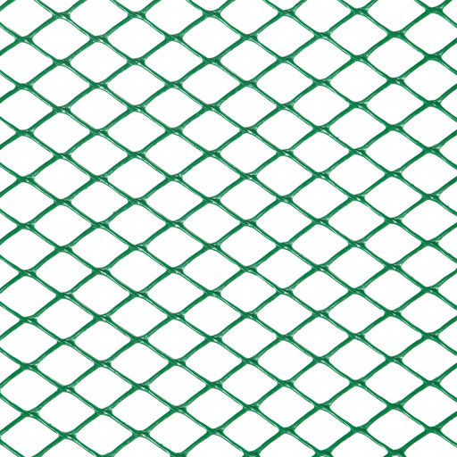 Сетка садовая, 0.5×20 м, ячейка ромб 15×15 мм, пластиковая, зелёная, Greengo, в рулоне