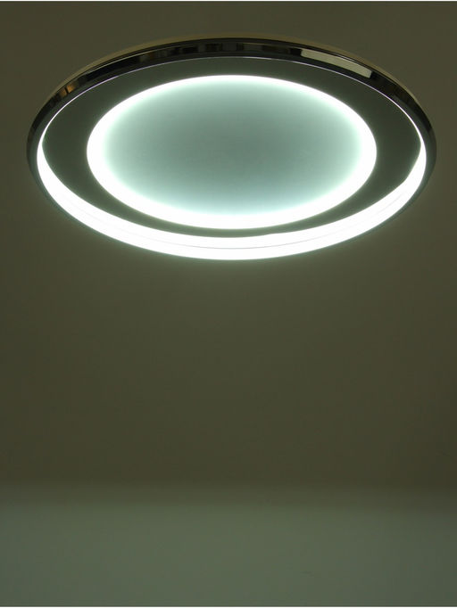 Люстра Karin 92 Вт LED 3000-6000К хром Ø60×6 см