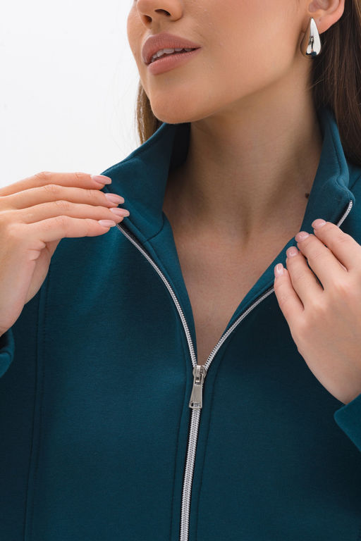 толстовка свитшот Футер 3-х нитка начес - Solo mio фото 4