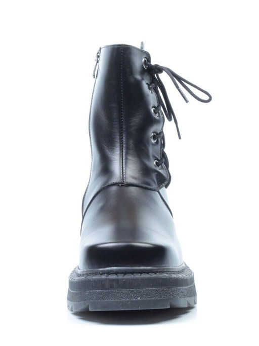 939 BLACK Ботинки зимние женские (натуральная кожа, натуральный мех)