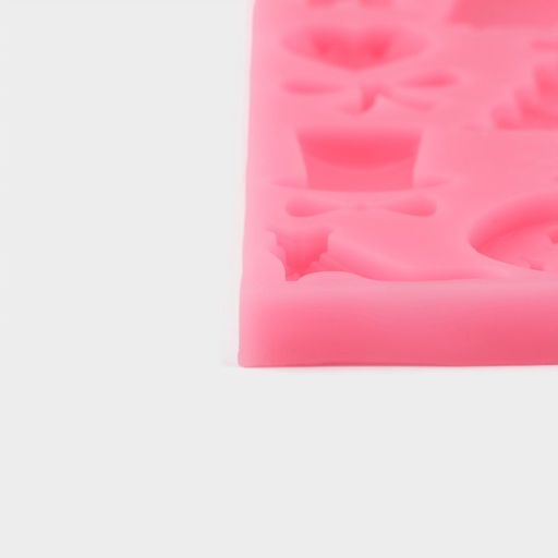 Цена за 2 шт. Молд для заливки Свадебная атрибутика, силикон, 13 ячеек, 15.5?6?0.9 см, розовый - Simaland фото 5