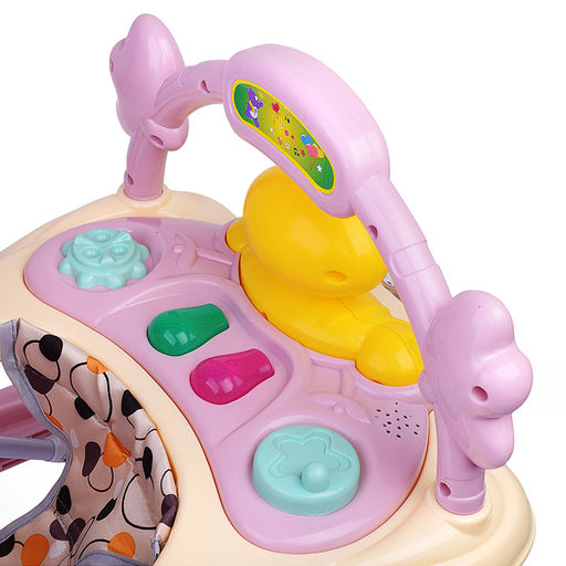 Ходунки "Хитрая уточка" (цвет розовый)