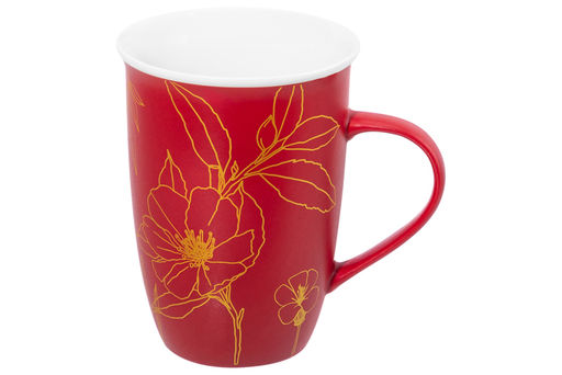 Кружка 450 мл 12,5*9*12,5 см Цветок, NEW BONE CHINA - Elan gallery фото 4