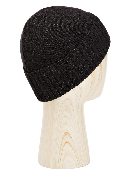 Шапка муж. каш+шерсть+виск LB-N88120 black melange - Labbra фото 2