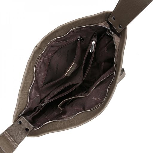 Женская сумка, кожа, MIRONPAN 6016 Серый