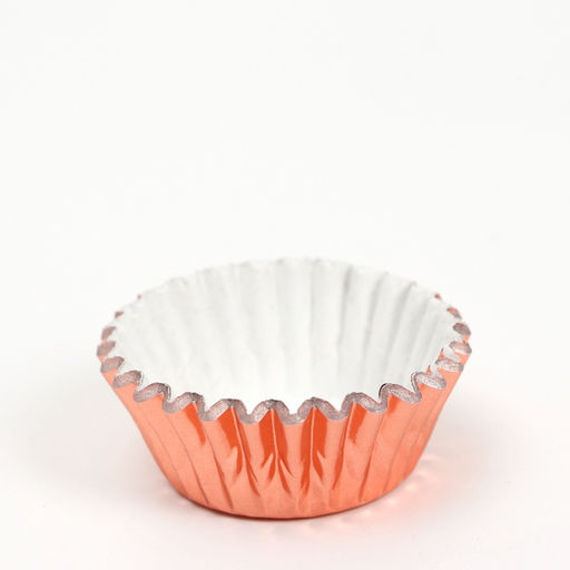 Формы для выпечки кексов бумажные UPAK LAND, набор 300 шт., 3.5×2 см, одноразовые, розовое золото