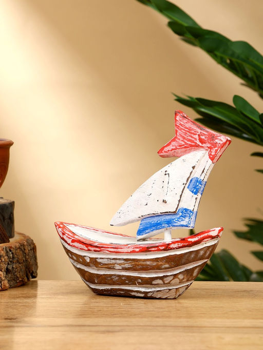 Сувенир «Кораблик», 14×5×14 см, дерево