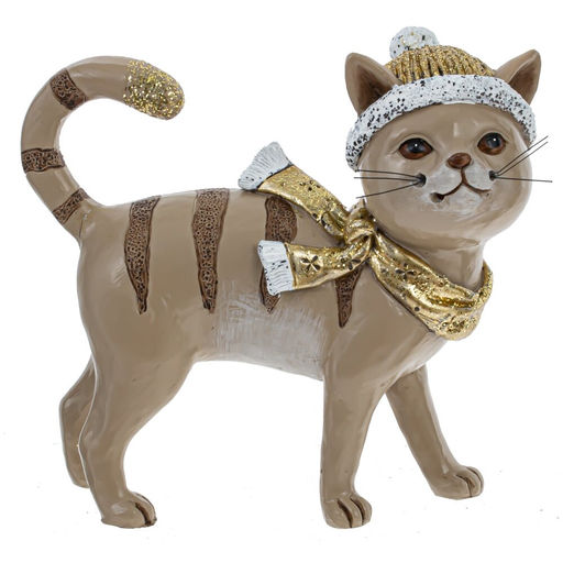 Фигурка декоративная "Кот", L14 W5 H16 см, 2в.