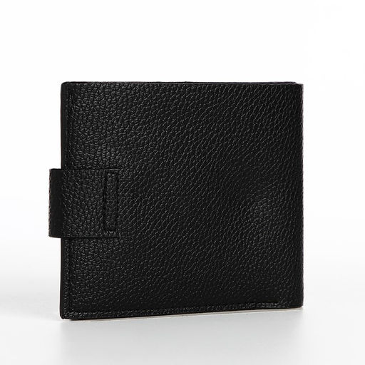Портмоне мужское на магните, отдел для купюр, карт, монет, чёрное