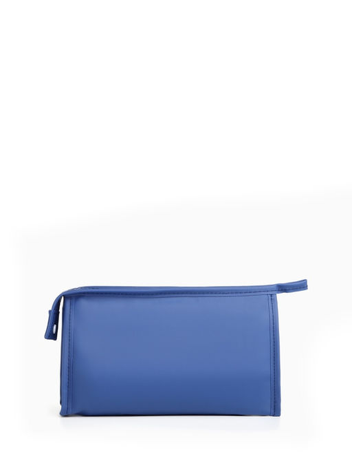 Косметичка на молнии треугольная с принтом Good trip, синий