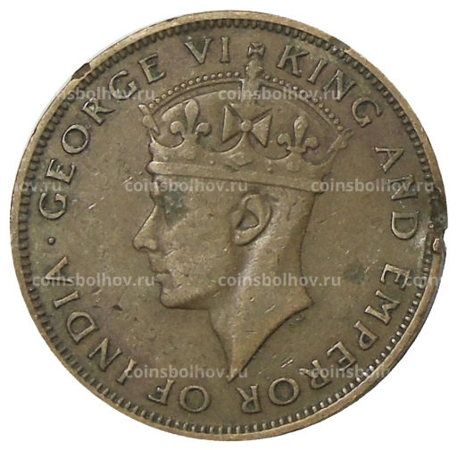 1 цент 1947 года Британский Гондурас