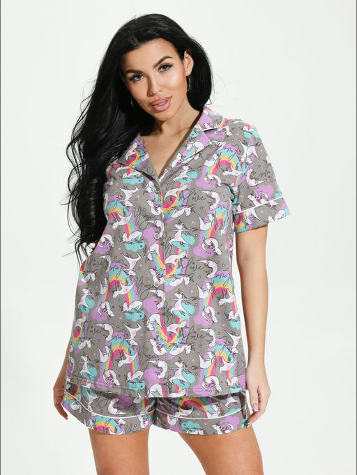 Нимфа пижама женская (фиолетовый) - Lovetex фото 39