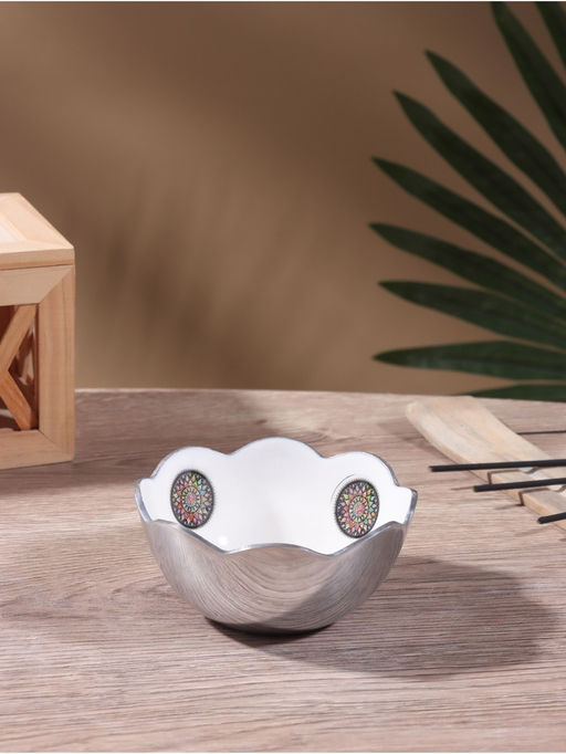 Менажница Винтаж (набор 2 шт) 10х10х5,5 см, на подносе, алюминий - Simaland фото 5