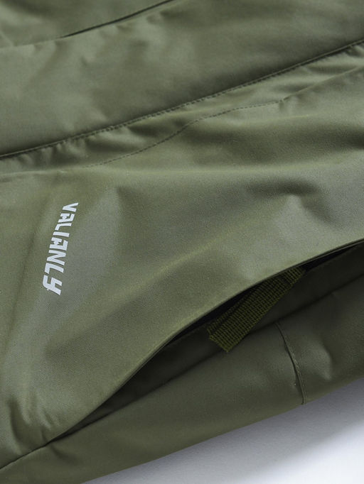 Парка зимняя подростковая для мальчика с капюшоном и мехом цвета хаки 9535Kh - Mtforce фото 15