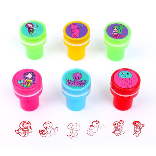 Цена за 2 шт. Печать цветная «Морские обитатели», набор 6 шт., МИКС