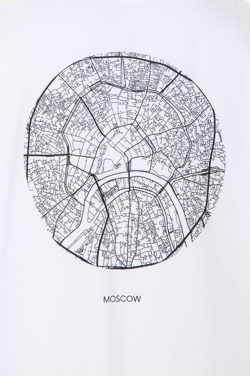 Футболка Top458 белый+Москва - Argo exclusive фото 4