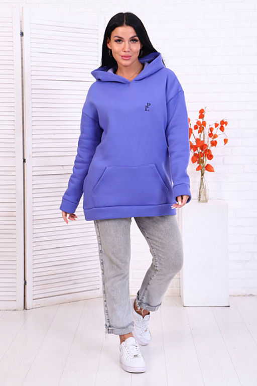 Толстовка с капюшоном, футер с начесом 3-х нитка (878-3) - Плиона фото 33