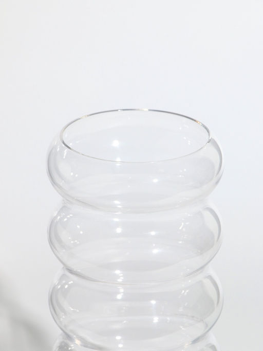 Ваза «Ширли», 24×10×10 см, стекло, прозрачная