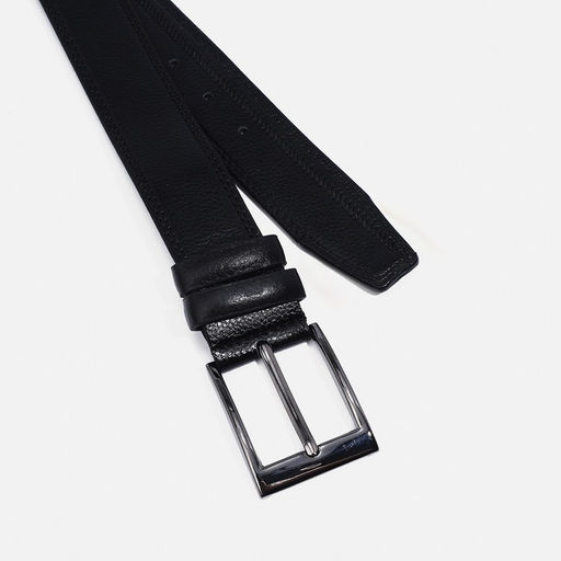 Ремень мужской, ширина 4 см, винт, пряжка металл, цвет чёрный - Simaland фото 2