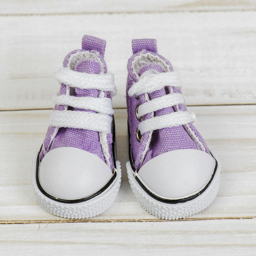 Кеды для кукол, длина подошвы 5 см, цвет фиолетовый - Simaland фото 3